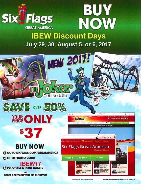 Where To Buy Discounted Six Flags Great America Tickets Buy Walls